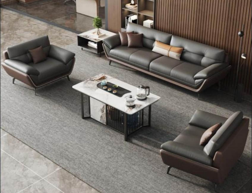 西皮沙发M-04 套装1+1+3 三人位2220*910*870mm 单人位1220*910*870mm