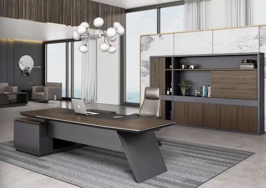 板式班台桌老板桌主管桌经理桌办公桌ZHT-B001#   240*120*76cm