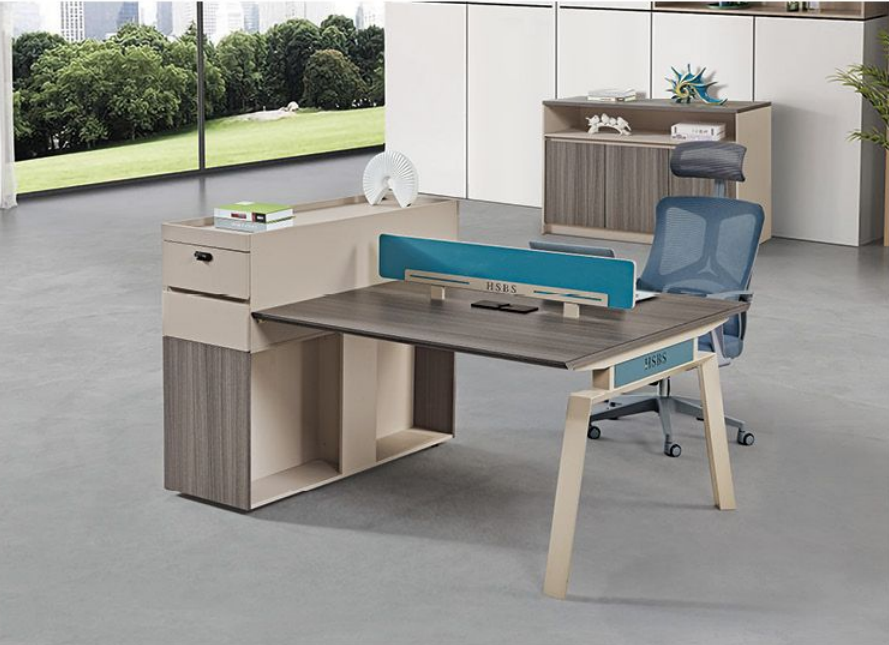 2人位职员桌办公桌SD-02#   160*120*110cm