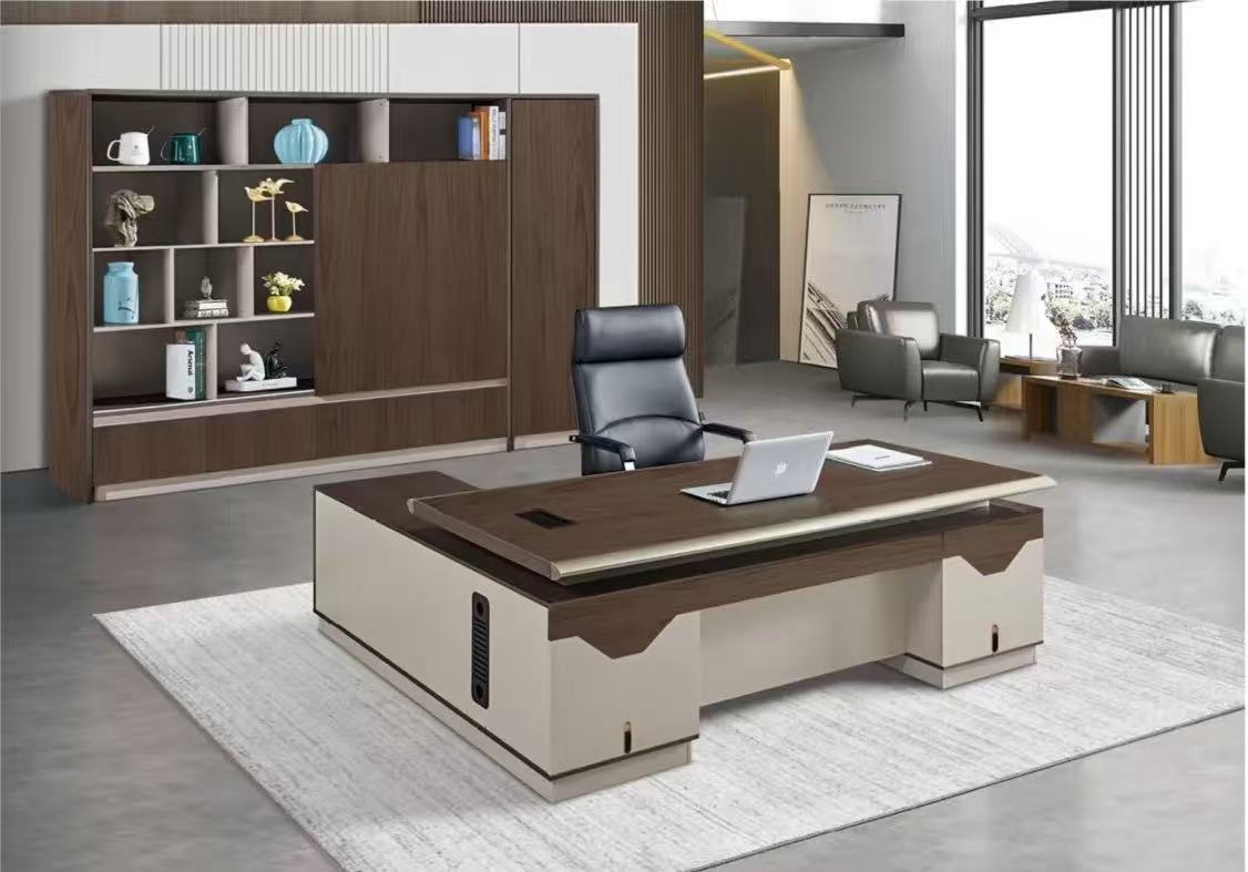 板式班台桌老板桌主管桌经理桌办公桌ZHT-B007#   240*120*76cm