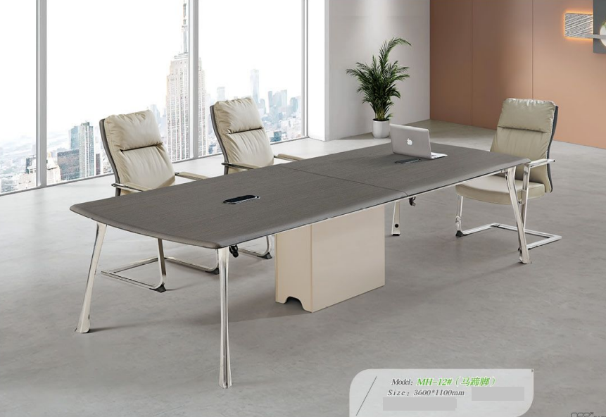 会议桌MH-12#(马蹄脚） 360*110cm